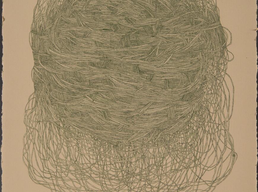 "Floating Knot" by artist Samantha Mitchell.