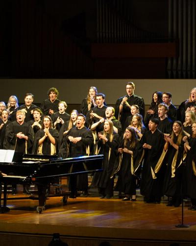 NWU Choir performing. 