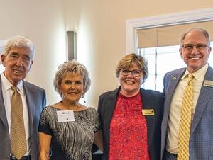 NWU President Darrin Good, Diana Good, Linda Robinson-Rutz and Philip Mullin